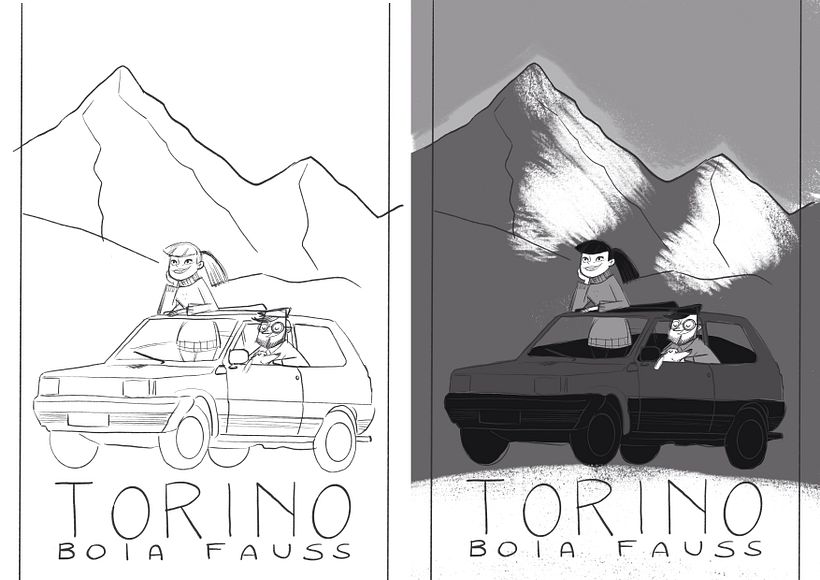 Meu projeto para o curso: Ilustração Digital em Estilo Analógico com Procreate 4