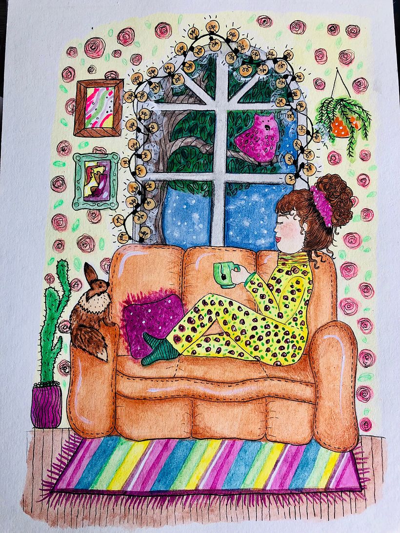 Mi proyecto del curso: Técnicas de ilustración con acuarela y gouache 7