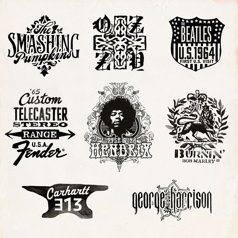 Logotipos de la industria musical