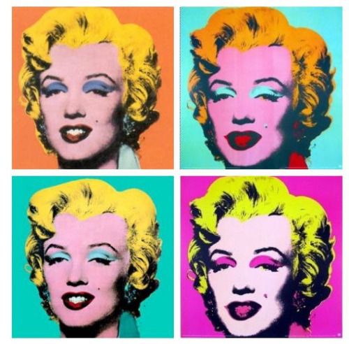 "Marilyn Diptychon" von Andy Warhol.