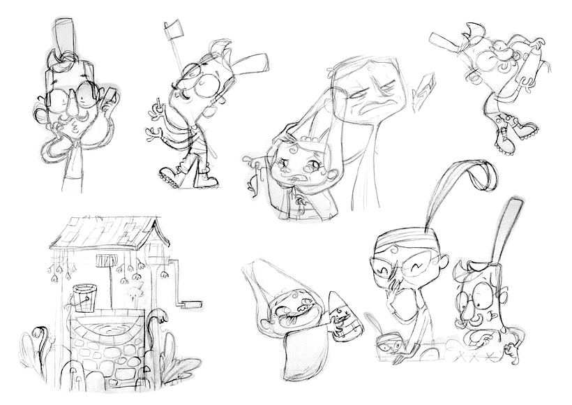 Mais rascunhos e estudos