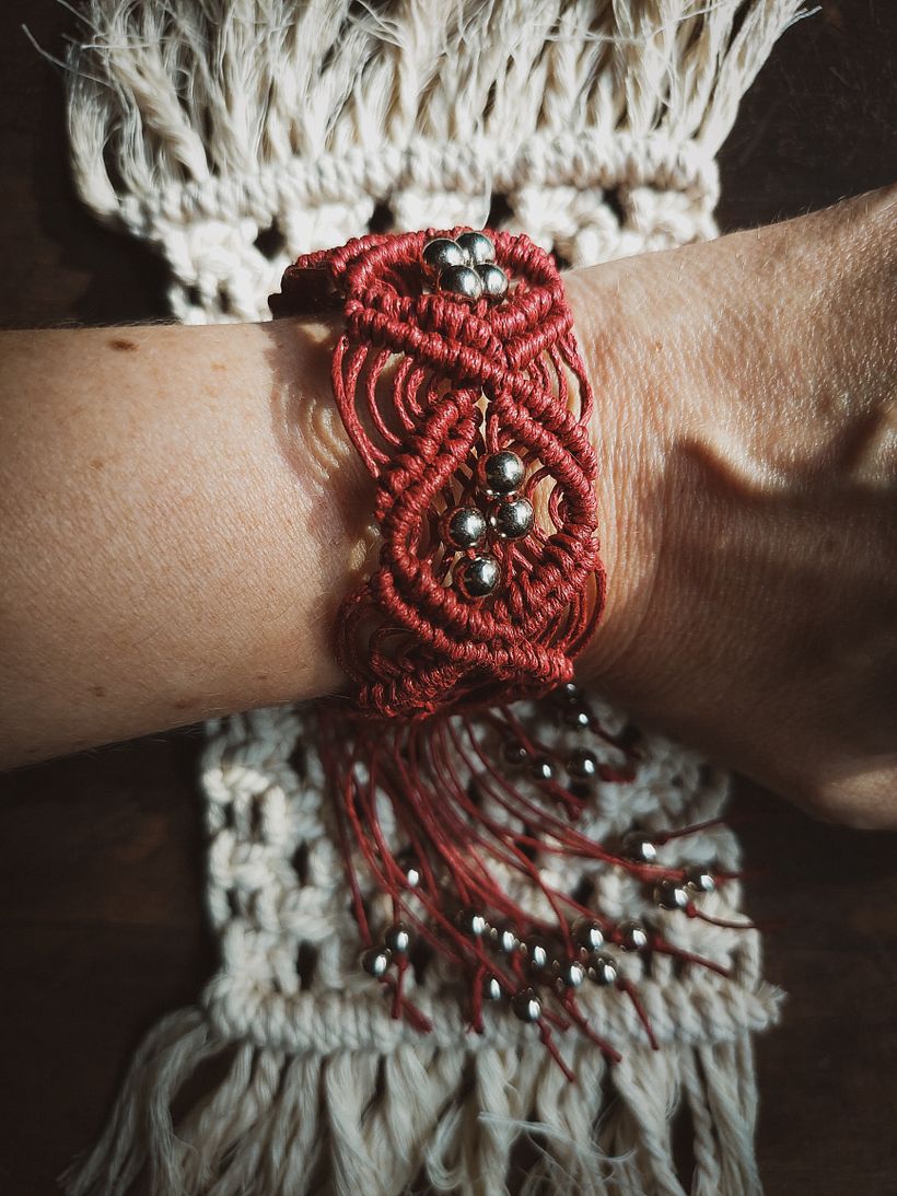 Project by Claudia Aurednik (@claudia_au) from the course Macramé Jewelry.