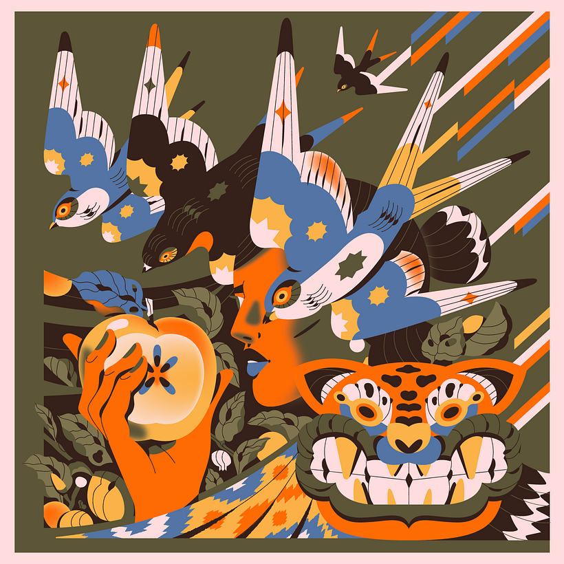 Este es el resultado final ya con la aplicación de color.