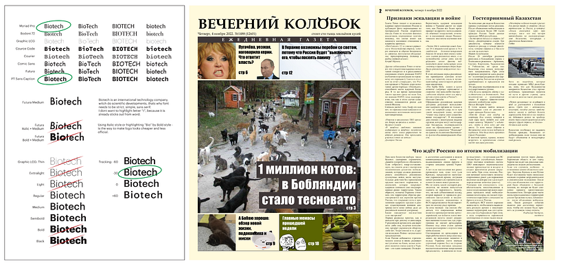 My project for course: How to Choose Fonts 1