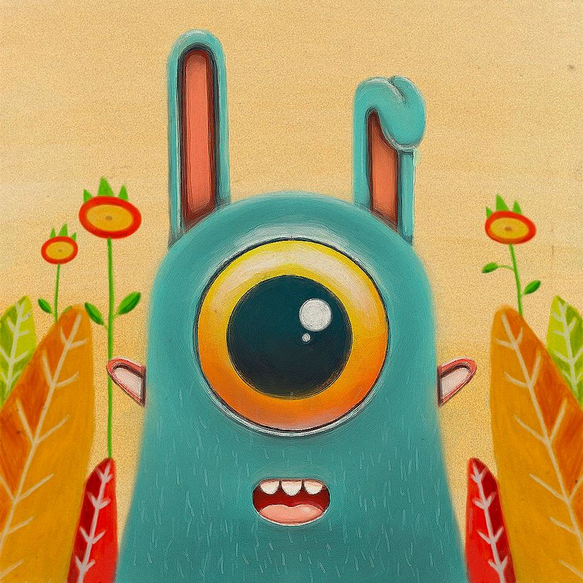 Painted using Standard Acrylic Procreate Brush