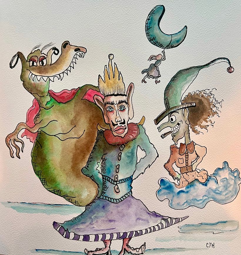 My project for course: Expressive Character Design with Watercolor & Dip Pen 4