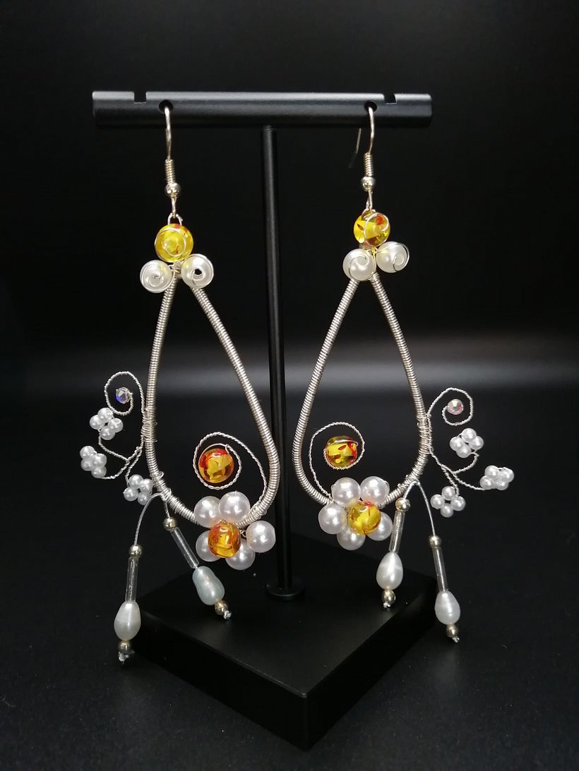 My project for course: Wire Jewelry Techniques 3