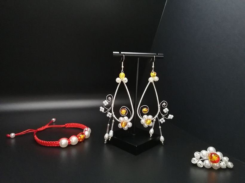 My project for course: Wire Jewelry Techniques 4