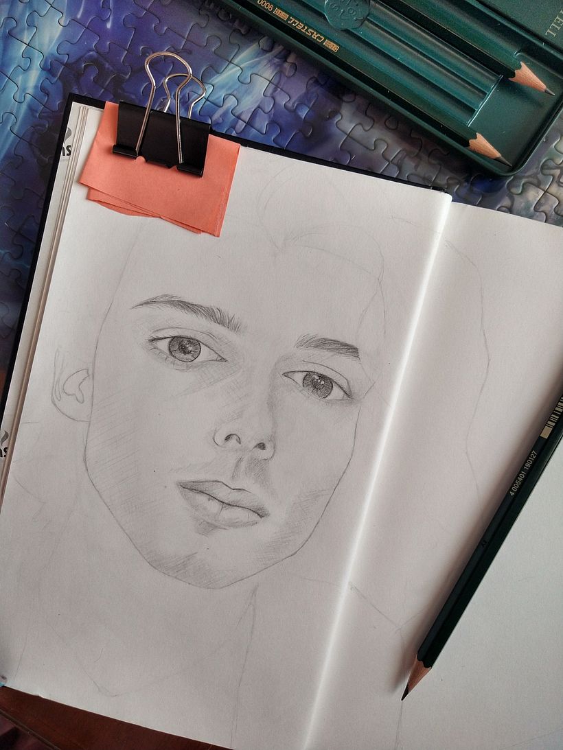 Mi proyecto del curso: Sketchbook de retrato: explora el rostro humano 8