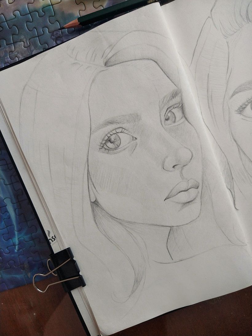 Mi proyecto del curso: Sketchbook de retrato: explora el rostro humano 9