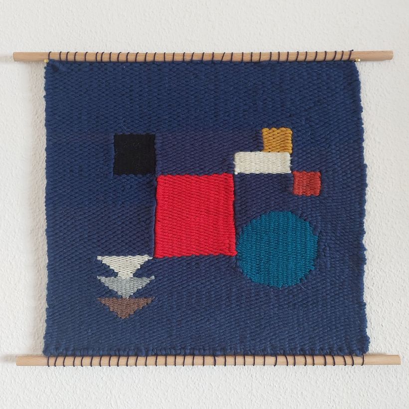 Weaving project (after a design by Sophie Taeuber-Arp)