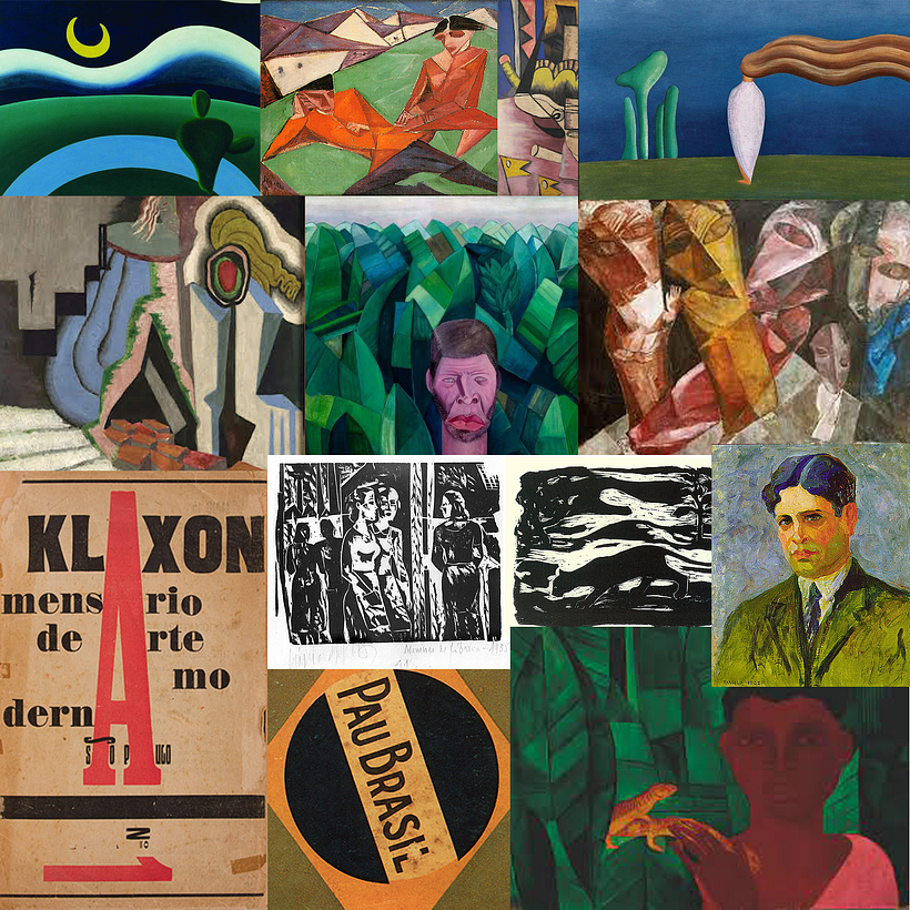 OBRAS DE ARTE MODERNISTAS USADAS COMO REFERÊNCIA