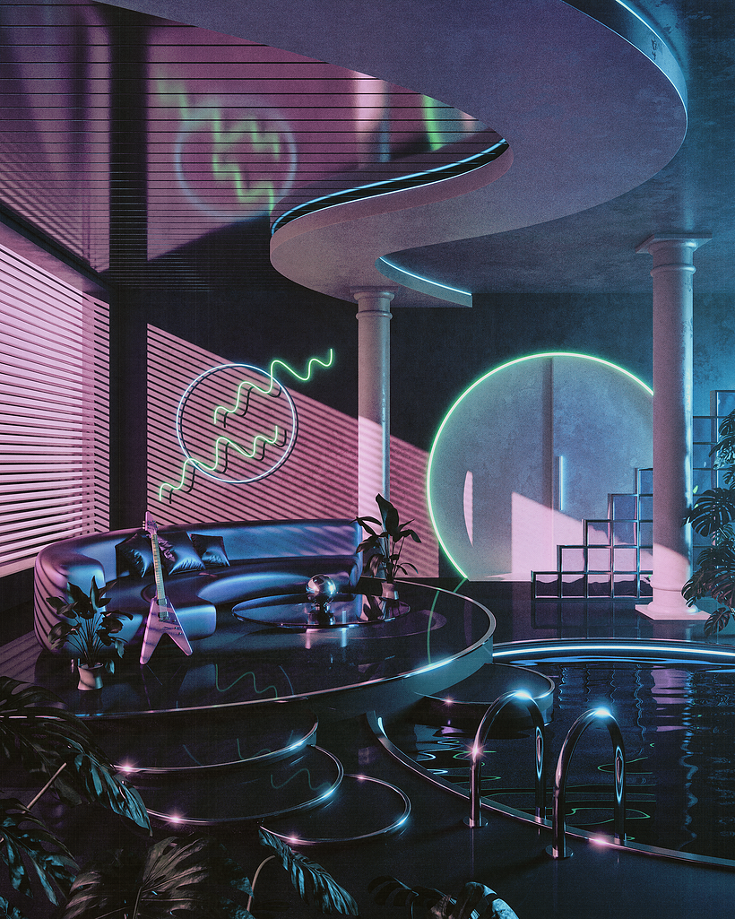 Modelled and rendered in Blender and Cycles, post-processing in Photoshop.