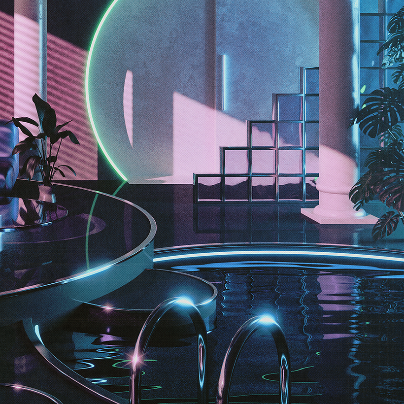 My project for course: 3D Interior Visualizations: Design Retro Spaces in... Cinema 4D? 4