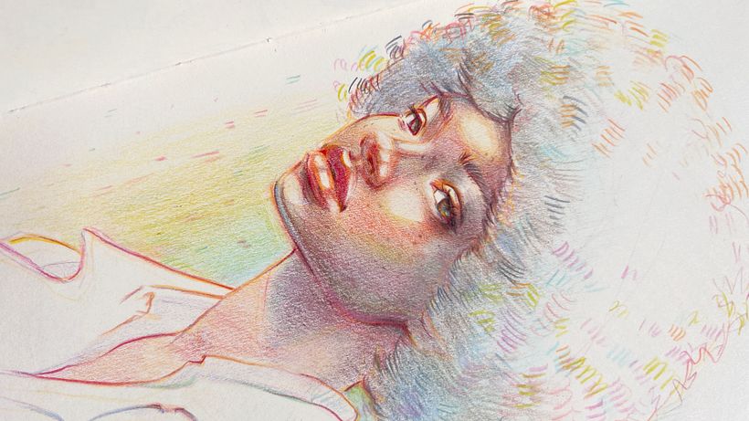 My project for course: Vibrant Portrait Drawing with Colored Pencils 1