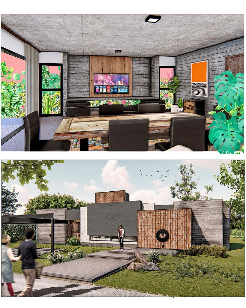 Mi proyecto del curso: Posproducción creativa de renders arquitectónicos con Photoshop 5