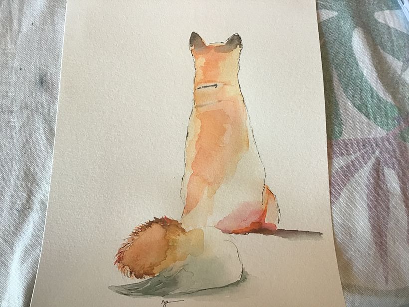 Mon projet du cours : Portraits expressifs d'animaux à l'aquarelle 5