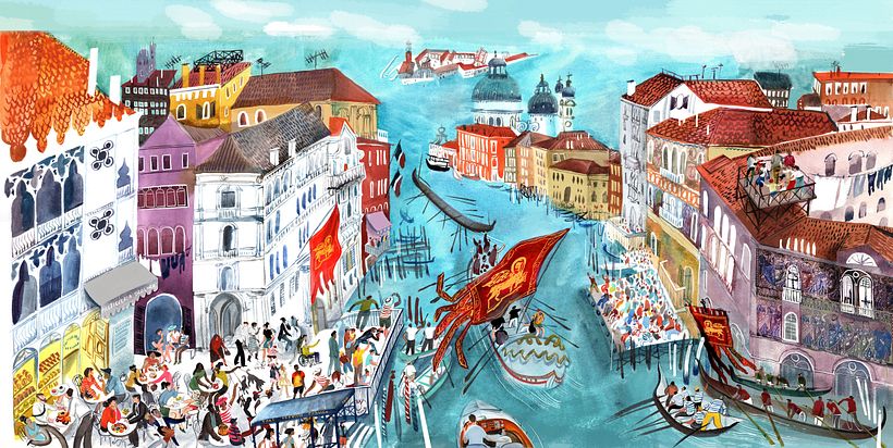 Public Spaces in Cities: Picture Book Concept 3