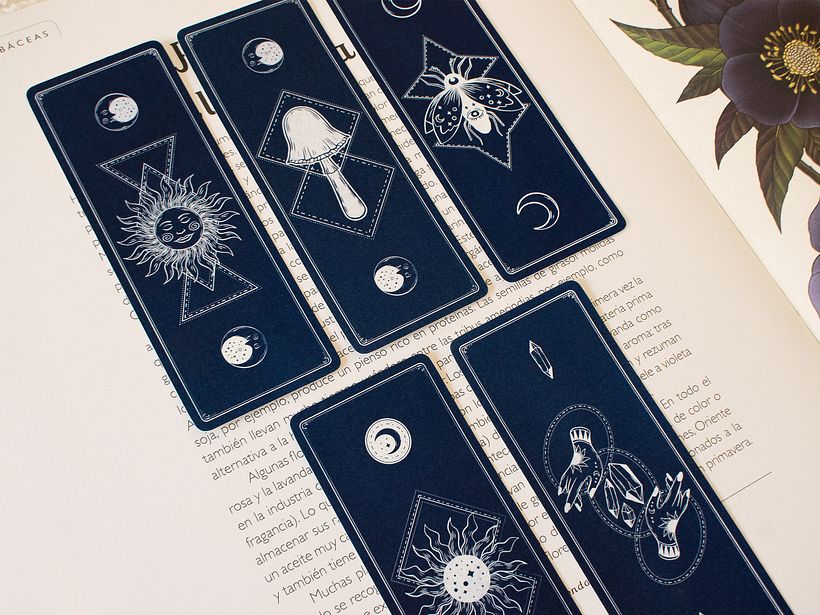 Cyanotype bookmarks 1