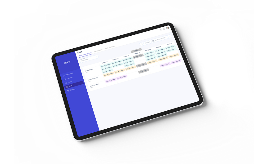 Peep: A complete booking system for salons, barbers and spas 5