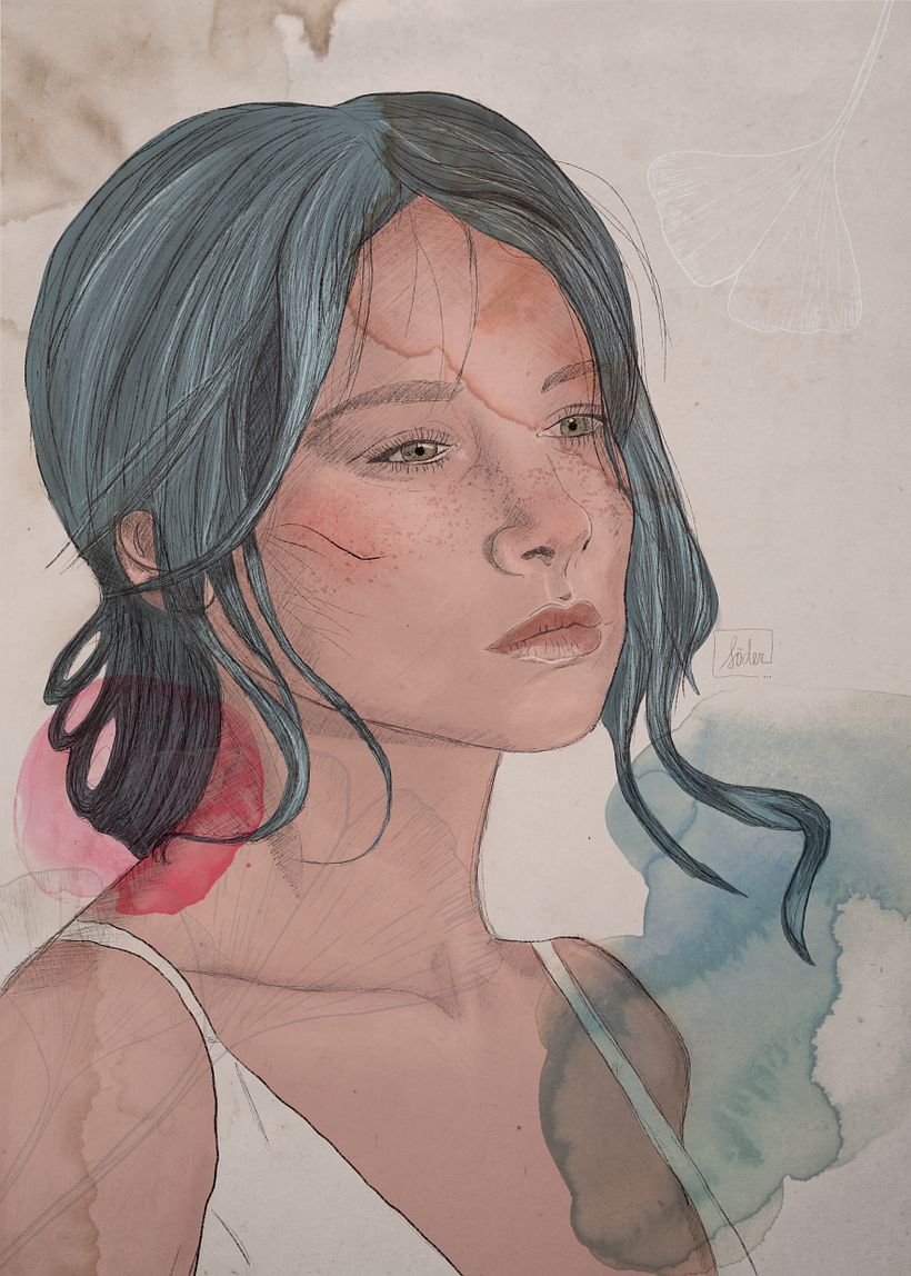 Mi proyecto del curso: Retrato ilustrado con Procreate 5