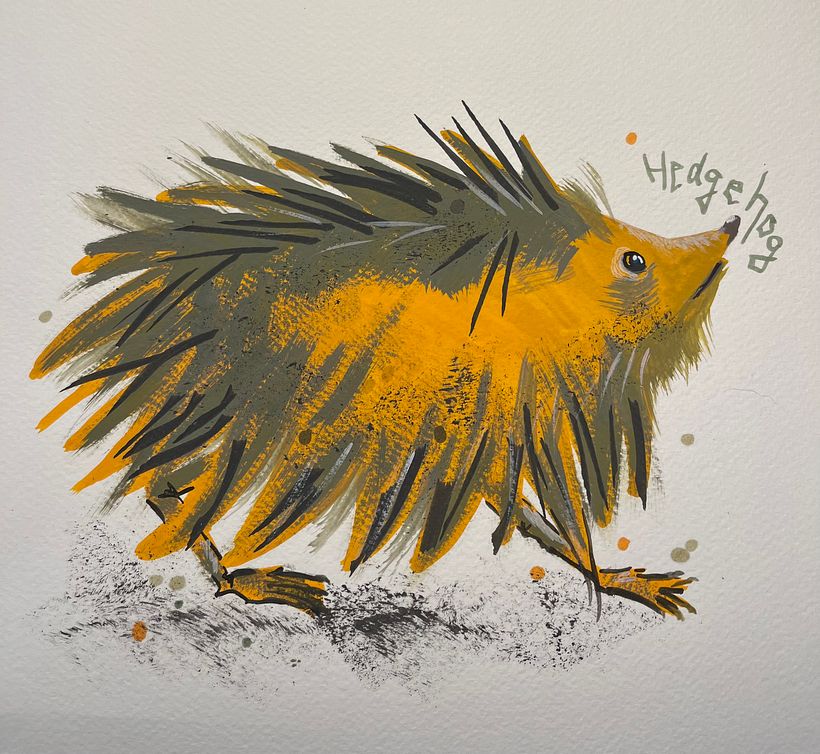 My project for course: Creative Illustration Techniques with Gouache 1