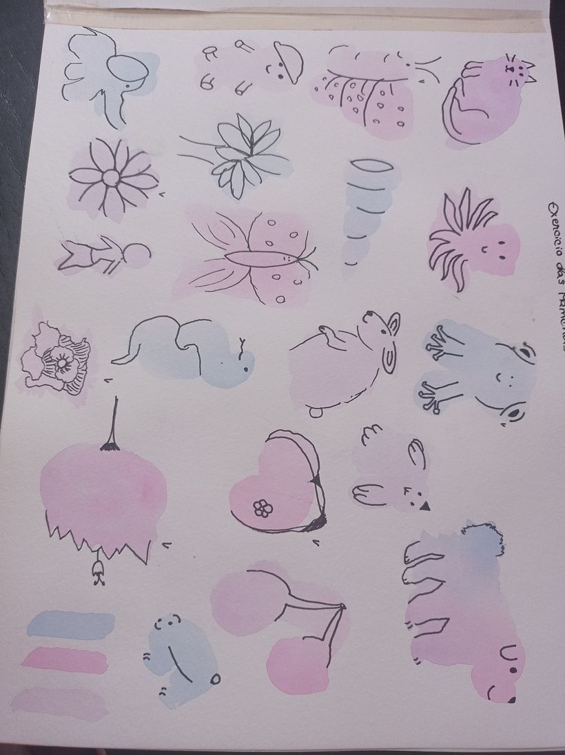 Meu projeto do curso: Técnicas de ilustração com aquarela e guache 5