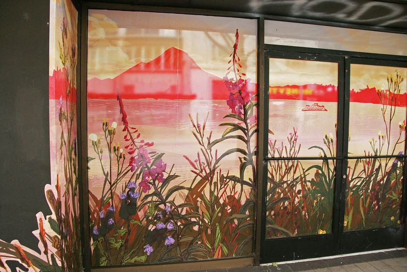Wildflowers of Elliott Bay (mural art) 3