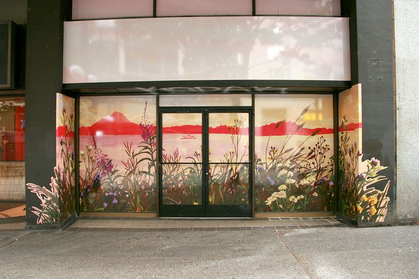 Wildflowers of Elliott Bay (mural art) 2