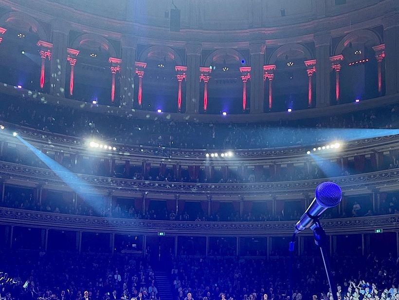 Singing in such a legendary space, it's a little bit scary, but so exciting.