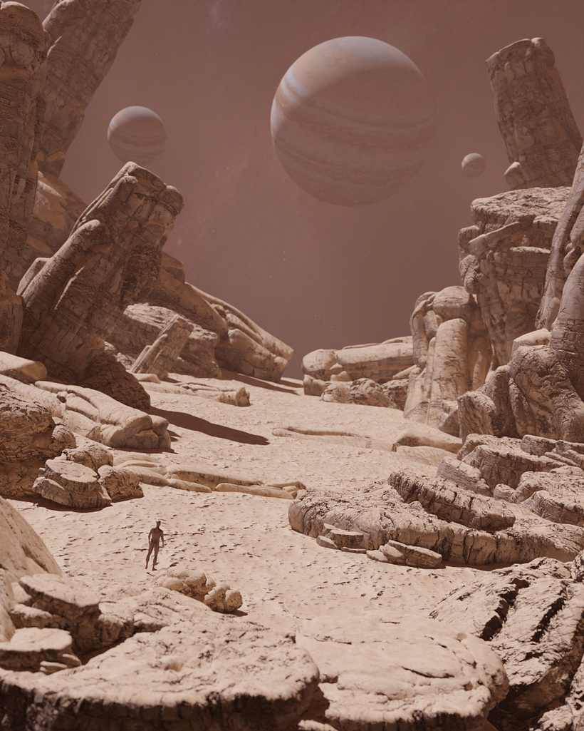 Mi proyecto del curso: Ilustración fantástica 3D con Blender 3