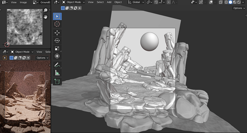 Mi proyecto del curso: Ilustración fantástica 3D con Blender 1