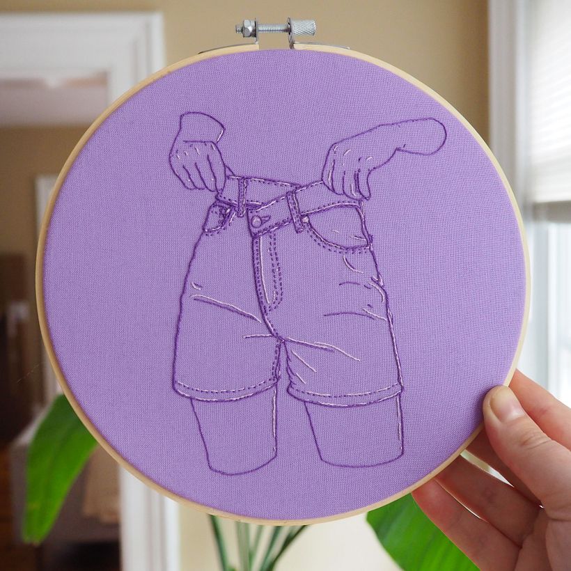 Adding a picture of me holding the piece for size reference. - the piece is eight inches.