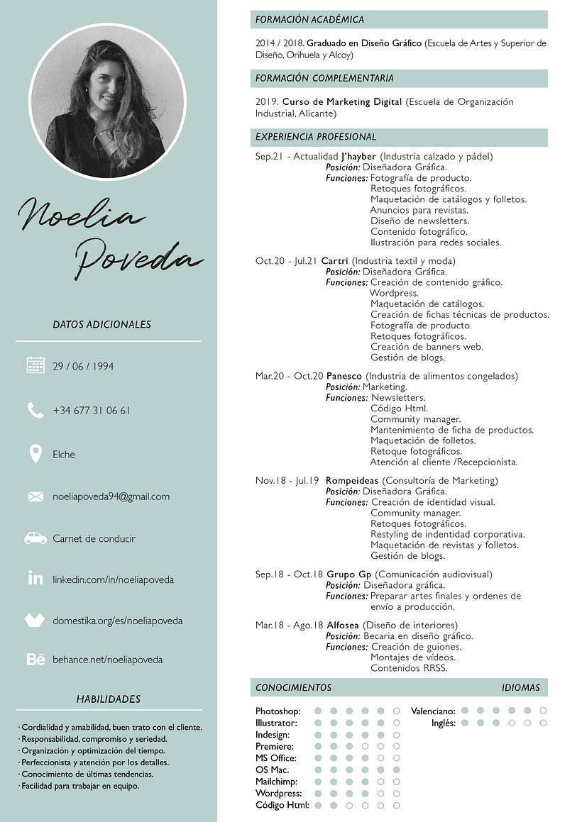 Currículum Noelia Poveda 2