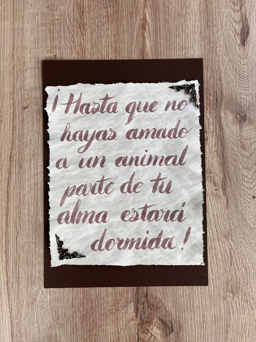 Mi proyecto del curso: Caligrafía itálica con brush pen 1
