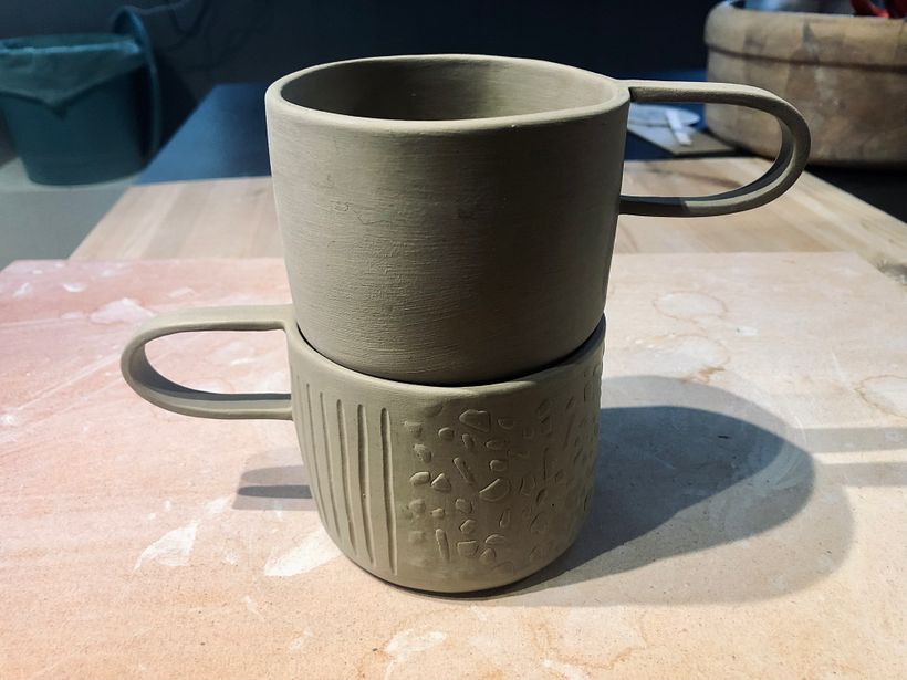 Cups / still a bit wet