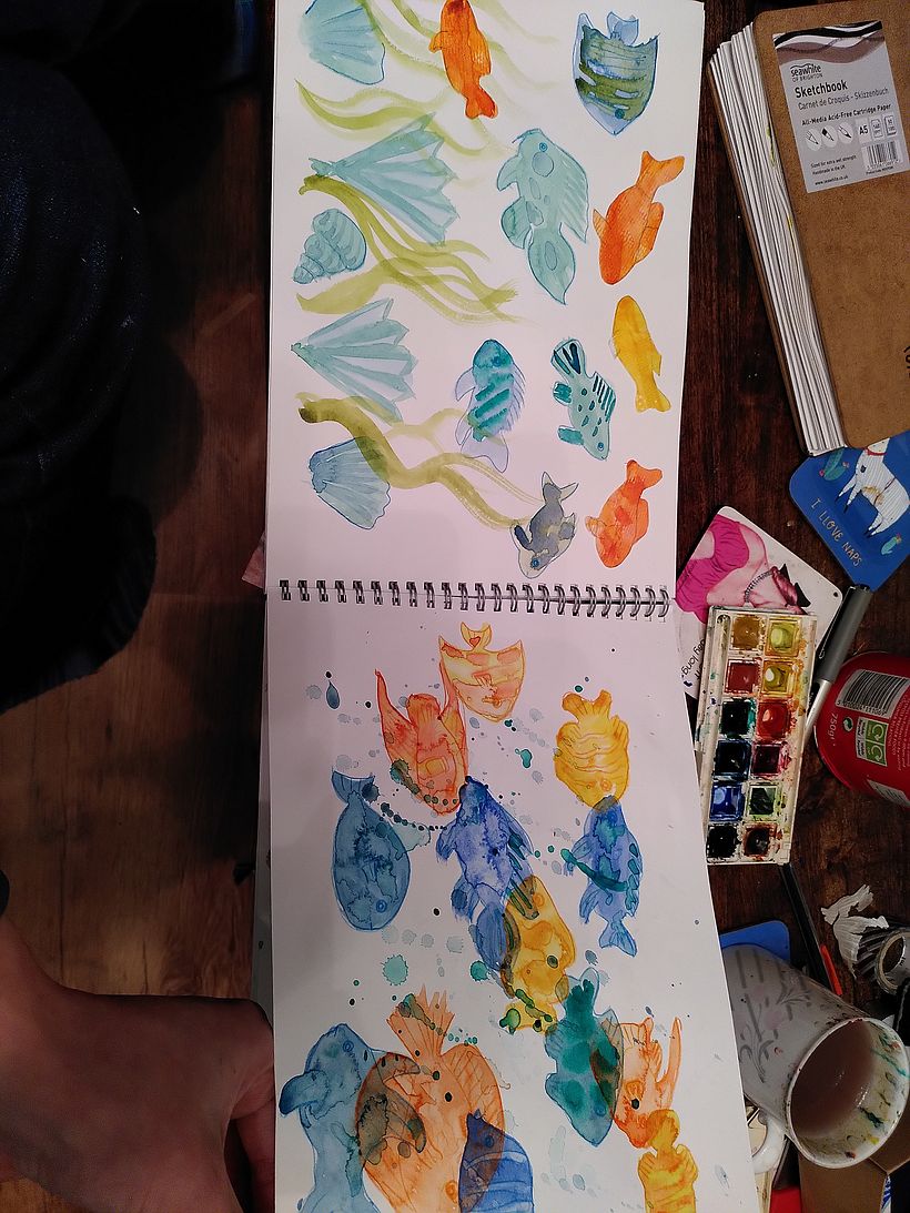My project for course: Creative Watercolor Sketching for Beginners 3