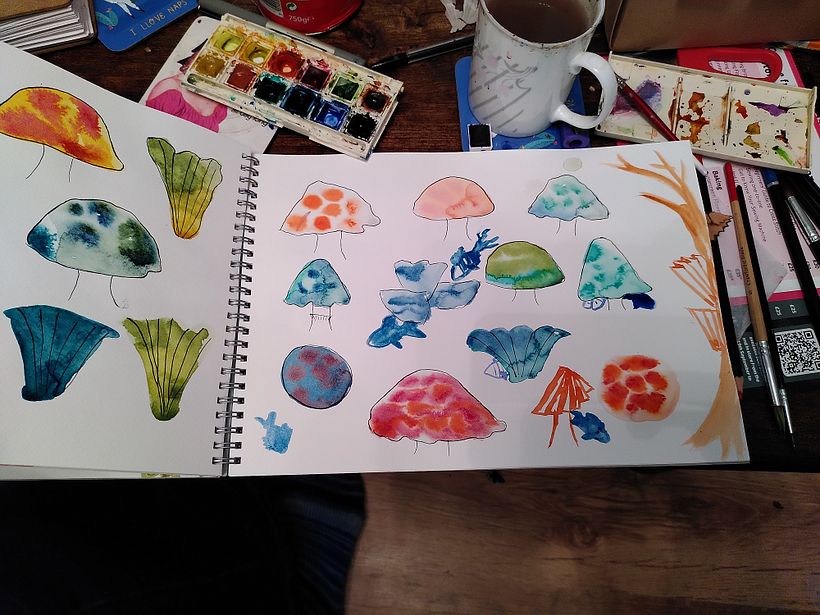 My project for course: Creative Watercolor Sketching for Beginners 4
