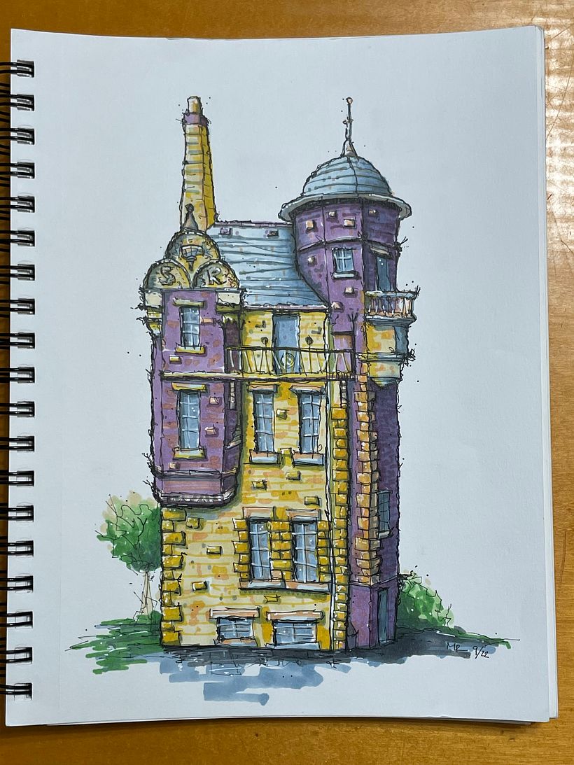 Getting a better feel for the markers, how to layer and blend them.  Still a lot to learn, but have loved the course!