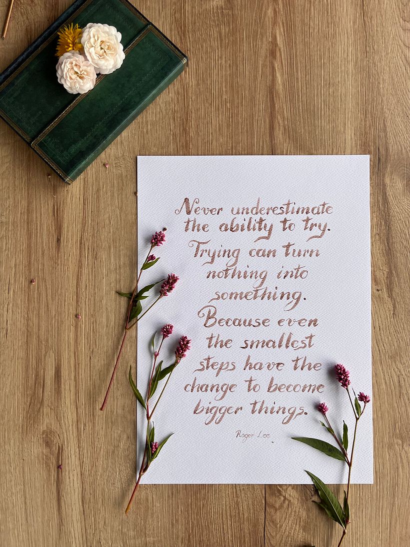 Pincel y tinta china