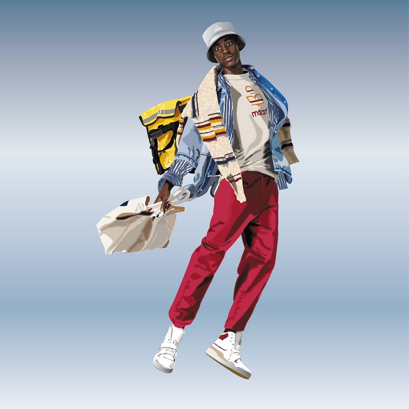 Ilustración digital masculina 2