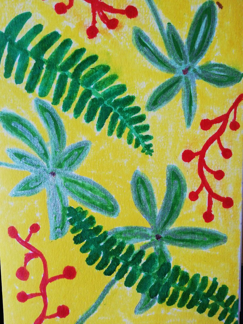 Mon projet du cours : Motifs botaniques et carnet de croquis 2