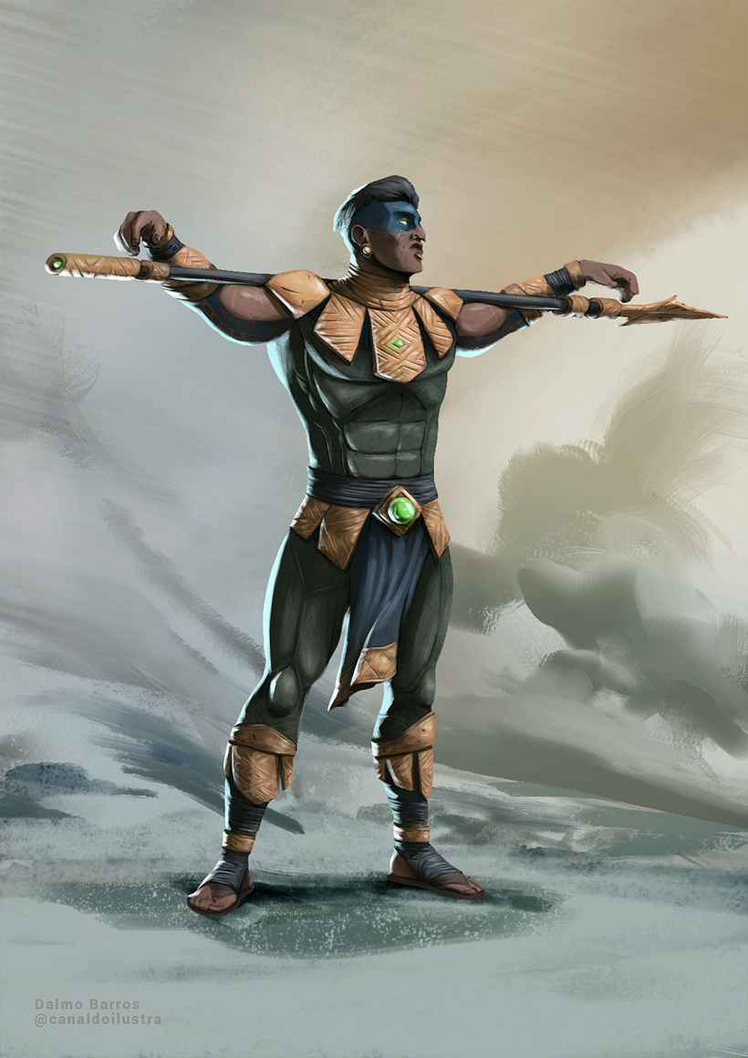 Concept Art Brazilian Hero 2