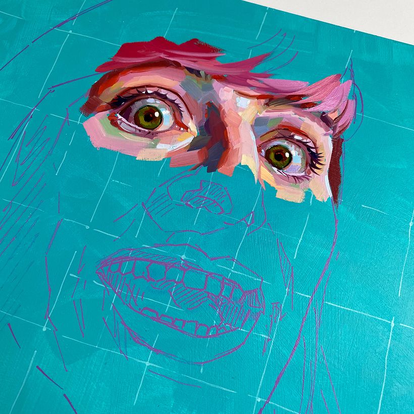 Starting with the eyes/Empezando por los ojos