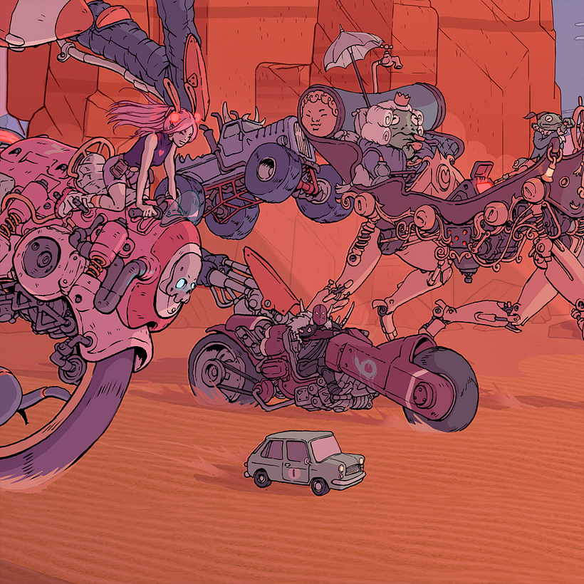 Most were influenced by pop culture icons