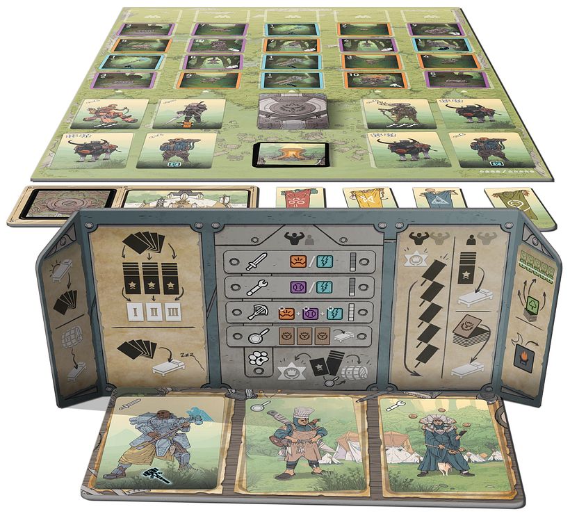 Game board and cards