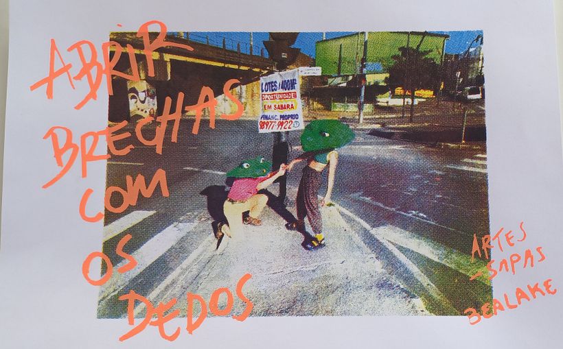 Abrir brechas com os dedos - Artes Sapas  2