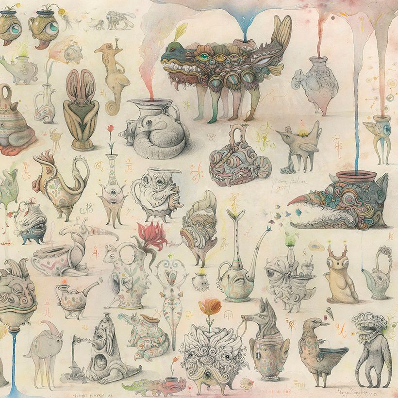 Detalle de "Ancient pottery" by Vorja Sánchez