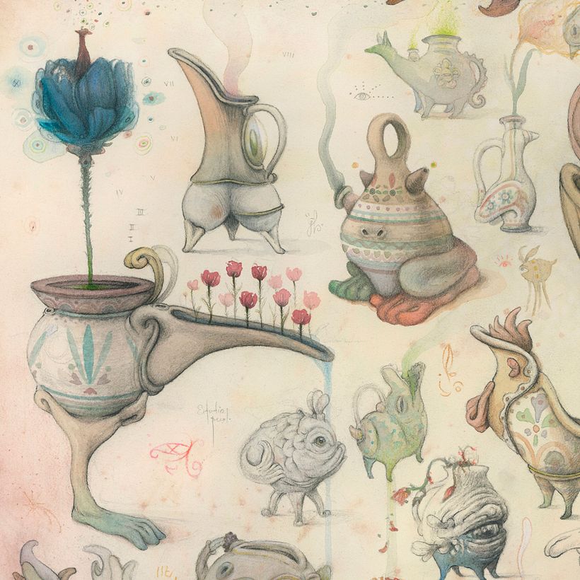 Detalle de "Ancient pottery" by Vorja Sánchez
