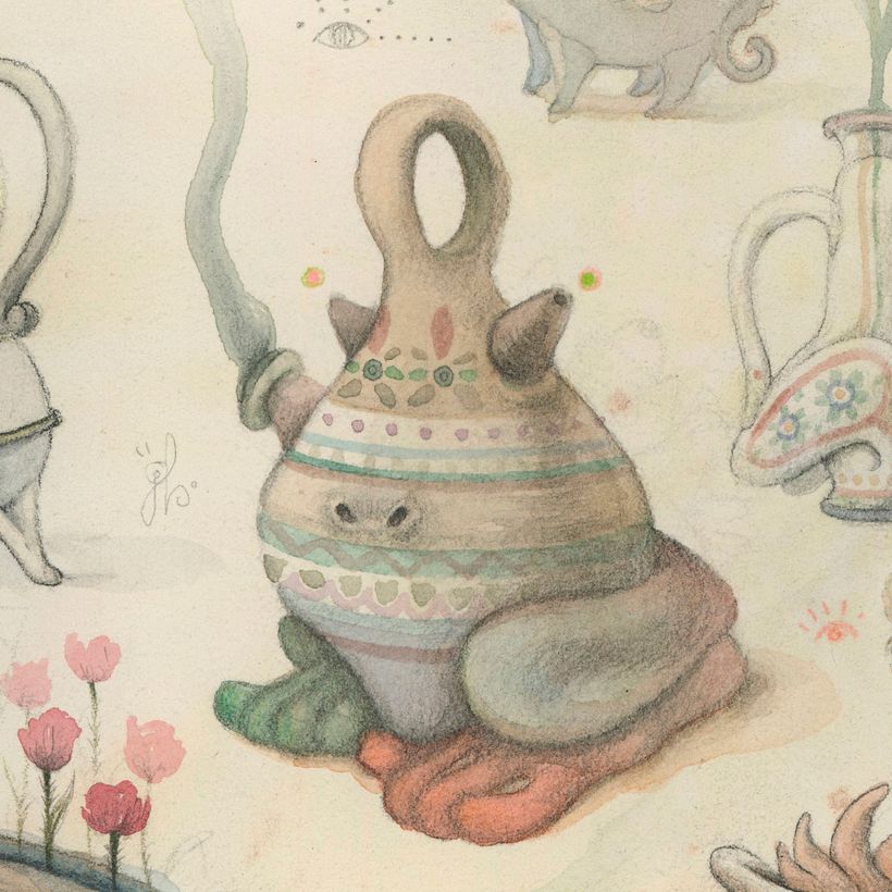 Detalle de "Ancient pottery" by Vorja Sánchez